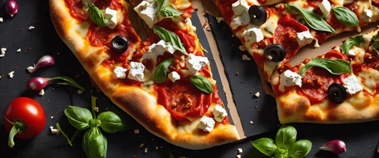 Feta Cheese Pizza : Un Délice Méditerranéen