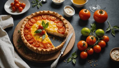 La recette secrète pour une tarte tomate camembert irrésistiblement gourmande et pleine d’astuces exclusives